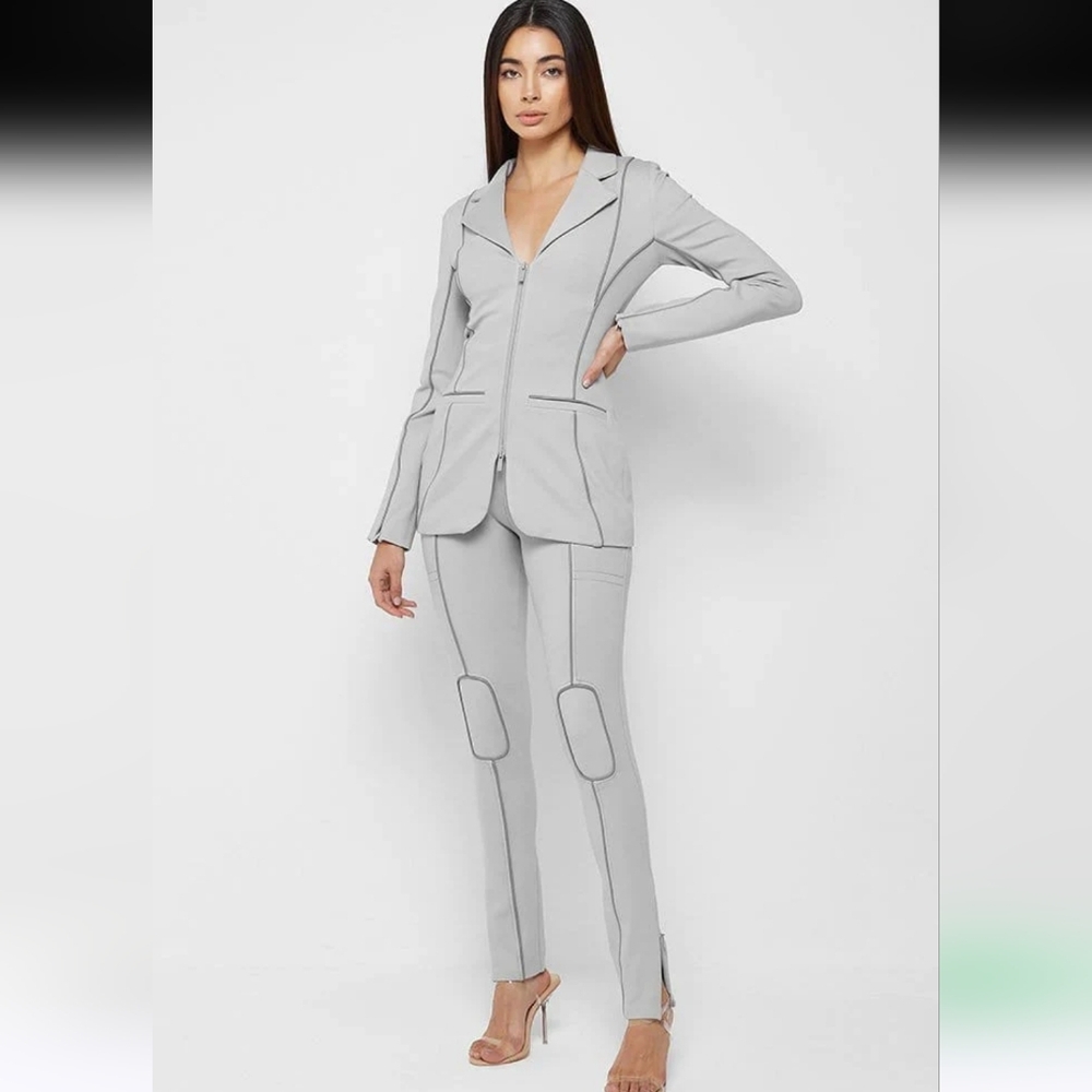 New Women's Gray Stretchy Pants